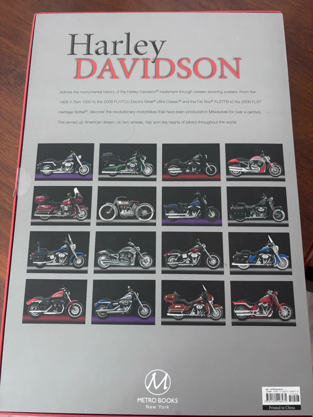 Harley-Davidson Red and Black Wall Art Prints